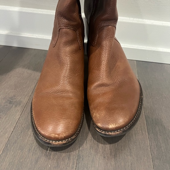 Tory Burch Jolie Leather Riding Boots in Rustic Brown - Size 7 - Picture 5 of 6